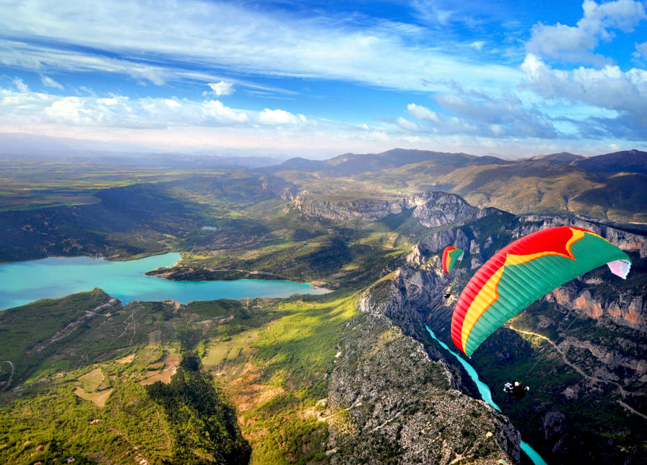 photo d'un vttiste dans les bois